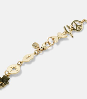 Pulsera Small de oro de 14 ct con figuras | Sydney Evan