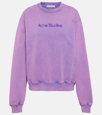 Logo cotton jersey sweatshirt | Acne Studios