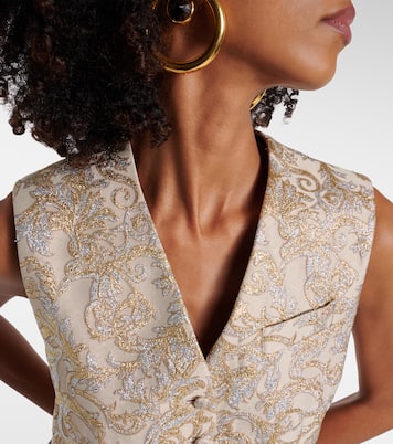 Gilet in broccato | Stella McCartney