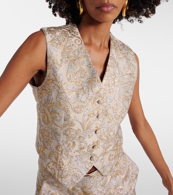 Gilet in broccato | Stella McCartney