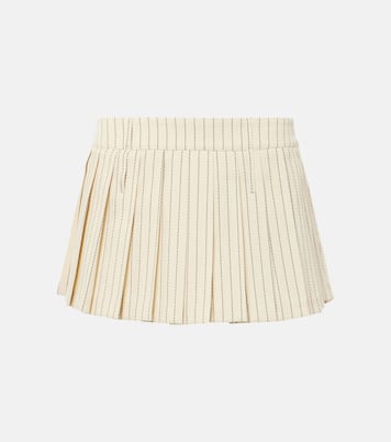 Minigonna Blake in twill gessato | The Frankie Shop