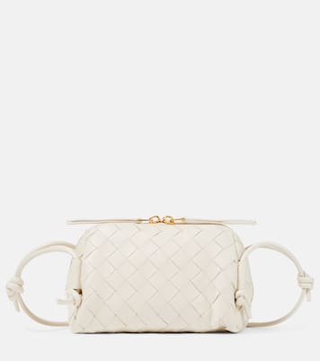 Concert leather crossbody bag | Bottega Veneta