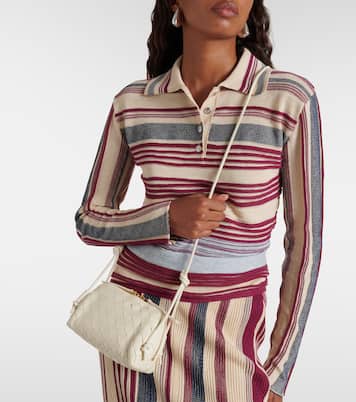 Concert leather crossbody bag | Bottega Veneta