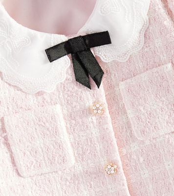 Chaqueta de bouclé con encaje | Self-Portrait Kids