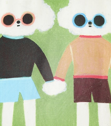 Bedrucktes Kleid Twins aus Cady | Gucci Kids