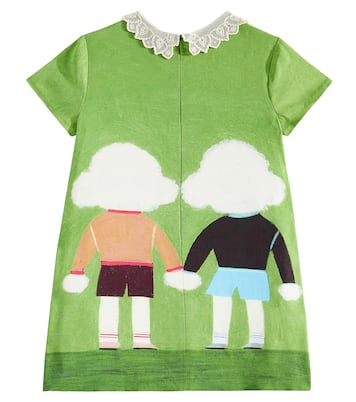 Bedrucktes Kleid Twins aus Cady | Gucci Kids