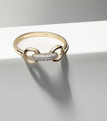 Bague Bridle en or 14 ct et diamants | Stone and Strand
