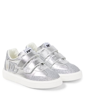 Sneakers DG Original aus Metallic-Leder | Dolce&Gabbana Kids