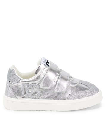 Sneakers DG Original aus Metallic-Leder | Dolce&Gabbana Kids