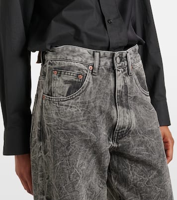 Jeans a gamba larga e vita alta | MM6 Maison Margiela