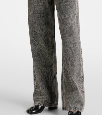 Jeans a gamba larga e vita alta | MM6 Maison Margiela
