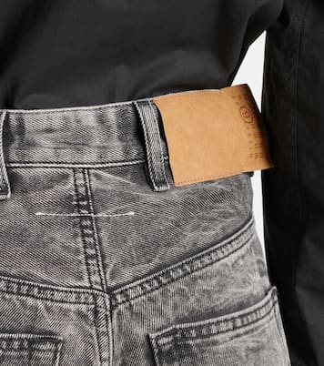 Jeans a gamba larga e vita alta | MM6 Maison Margiela