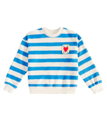 Felpa Love in cotone a righe | Jellymallow
