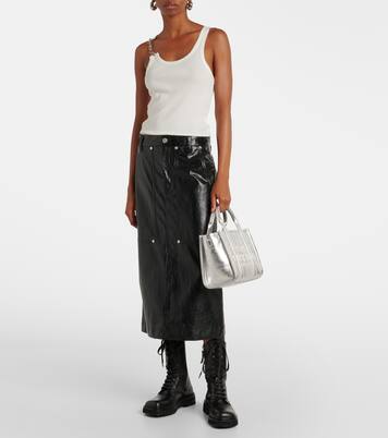 Tote The Small aus Metallic-Leder | Marc Jacobs