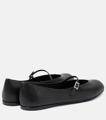 Leather Mary Jane ballet flats | Max Mara