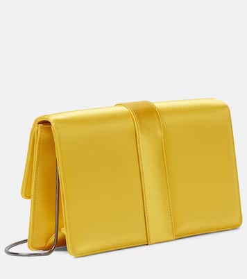 Pochette Capri en satin à ornements | Manolo Blahnik