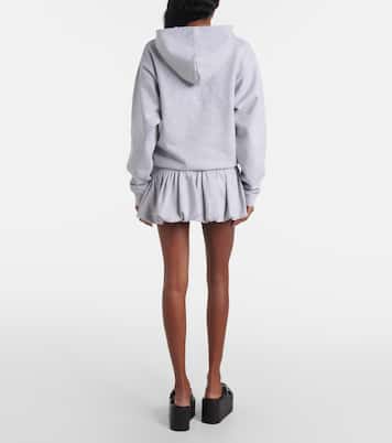 Vestido corto Basque de mezcla de algodón | Coperni