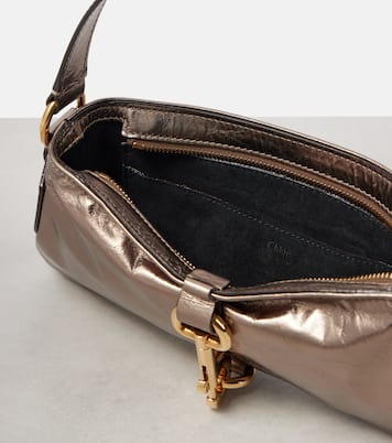 Sac Kerala 25 Small en cuir métallisé | Chloé