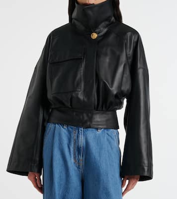 Giacca cropped in pelle | Givenchy
