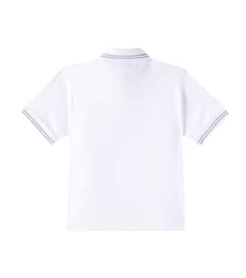 Polo in jersey di cotone a righe | Brunello Cucinelli Kids