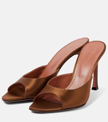 Alexa 95 satin mules | Amina Muaddi