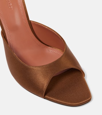 Alexa 95 satin mules | Amina Muaddi