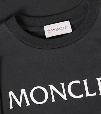 T-shirt in jersey di cotone con logo | Moncler Enfant