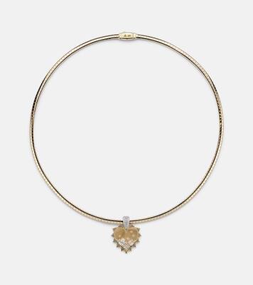 Collier Love en or 18 ct et diamants | FoundRae