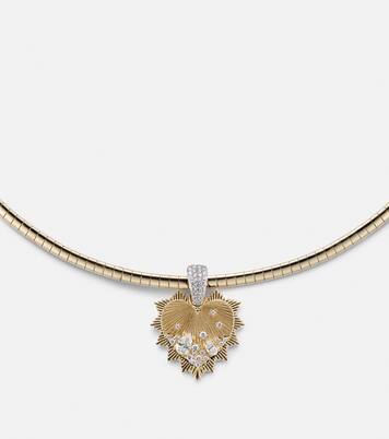 Collier Love en or 18 ct et diamants | FoundRae