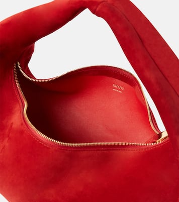 Borsa a spalla Olivia Medium in suede | Khaite