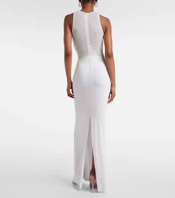 Abito lungo in tulle semitrasparente  | Jean Paul Gaultier