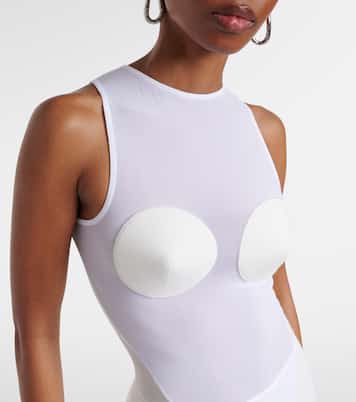 Abito lungo in tulle semitrasparente  | Jean Paul Gaultier