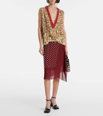 Top con paillettes | Dries Van Noten