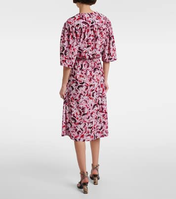 Abito midi con stampa | Dries Van Noten