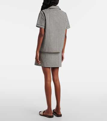 Camisa de algodón con logo | Miu Miu