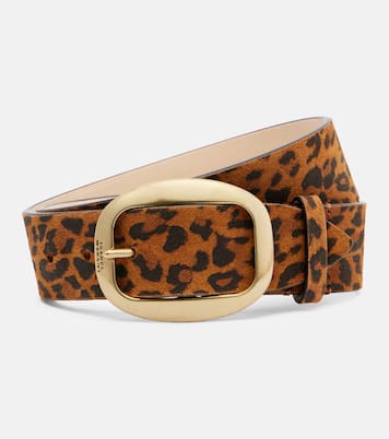 Ceinture Dara en daim à motif léopard | Isabel Marant