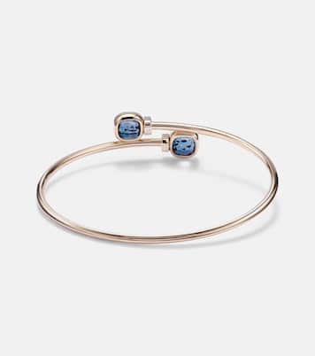 Bracciale Nudo in oro 18kt con topazio e diamanti | Pomellato