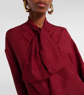 Bluse aus Crêpe de Chine aus Seiden-Jacquard | Etro