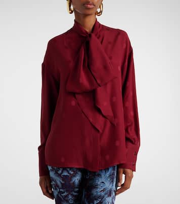Bluse aus Crêpe de Chine aus Seiden-Jacquard | Etro