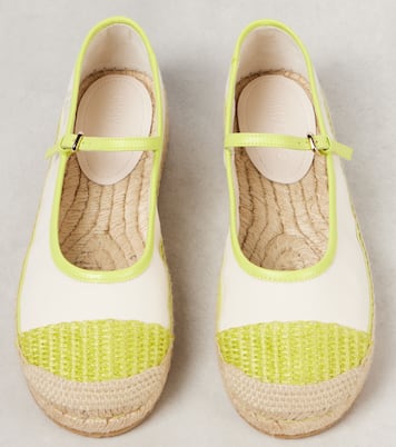 Espadrilles Aciel aus Canvas mit Leder | Jimmy Choo