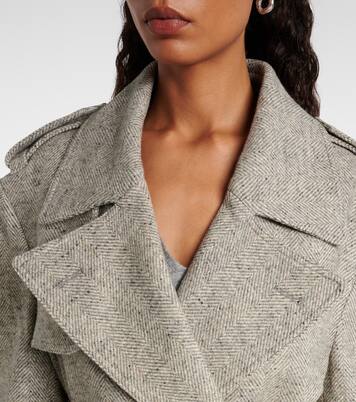 Trench in lana e seta  | Stella McCartney