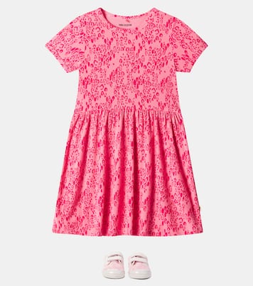 Leopard-print jersey dress | Mini Rodini