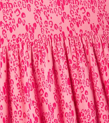 Leopard-print jersey dress | Mini Rodini