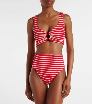 Nadine striped bikini | Hunza G