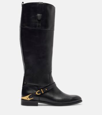 Charlie leather knee-high boots | Golden Goose