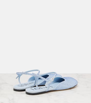 Chaussures plates Toy en daim à ornements  | Loewe