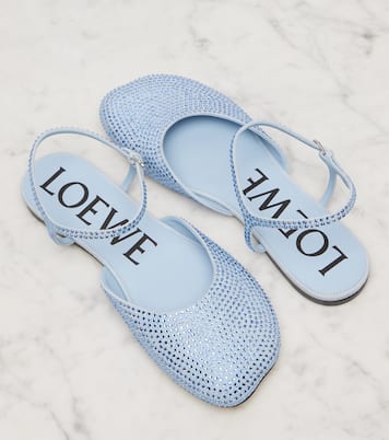 Chaussures plates Toy en daim à ornements  | Loewe