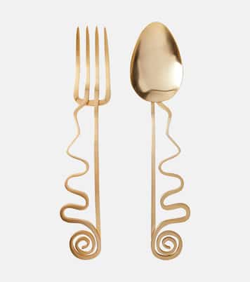 Spirale 2-piece flatware set | L'Objet