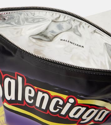 Clutch Chips aus Leder | Balenciaga