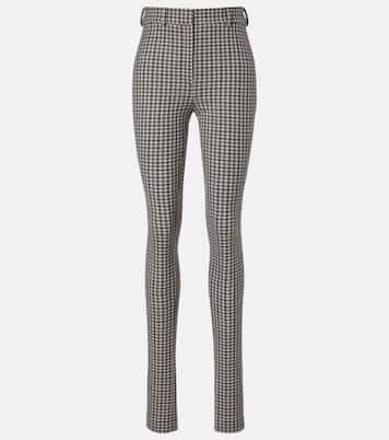 Checked wool-blend slim pants | Acne Studios